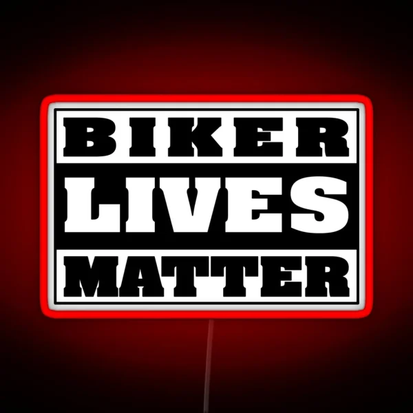 Biker Lives Matter Essential Led RGB Neon Sign