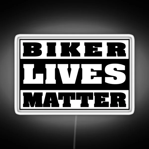 Biker Lives Matter Essential Led RGB Neon Sign