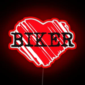 Biker Love RGB Neon Sign