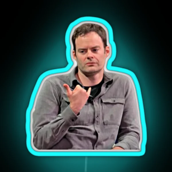 Bill Hader RGB Neon Sign