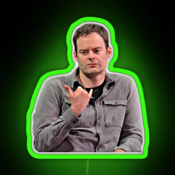Bill Hader RGB Neon Sign