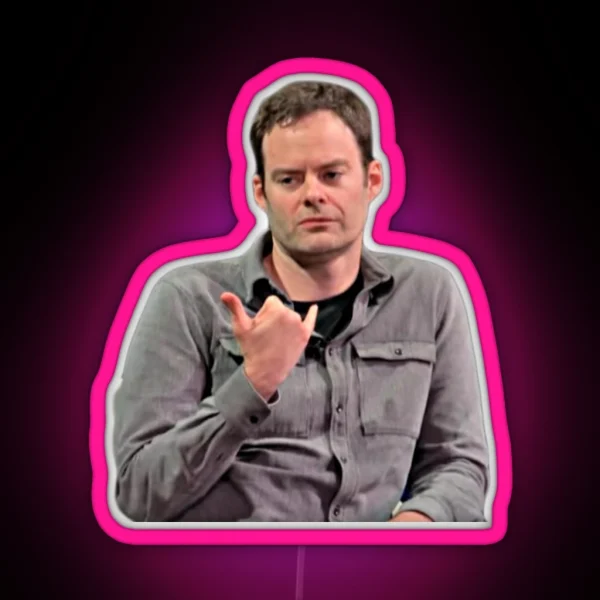 Bill Hader RGB Neon Sign