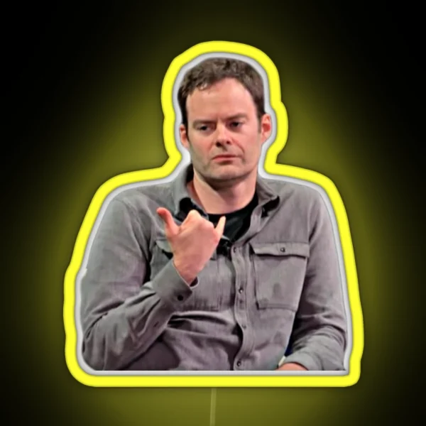 Bill Hader RGB Neon Sign