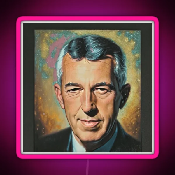 Bill Wilson Portrait RGB Neon Sign