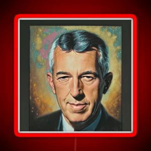 Bill Wilson Portrait RGB Neon Sign