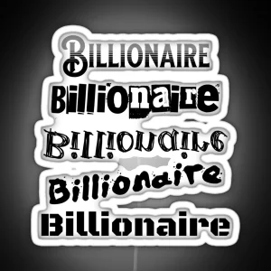 Billionaire RGB Neon Sign