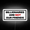 Neon RGB Sign with Anti-Elitist Motif for Modern Home Decor