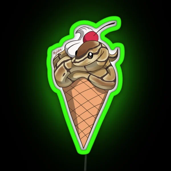 Bindi Snake Cone RGB Neon Sign