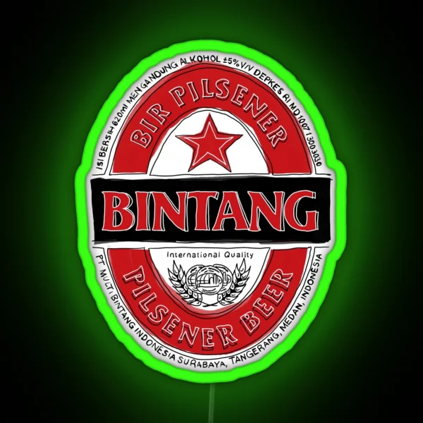 Bintang Beer POP RGB Neon Sign