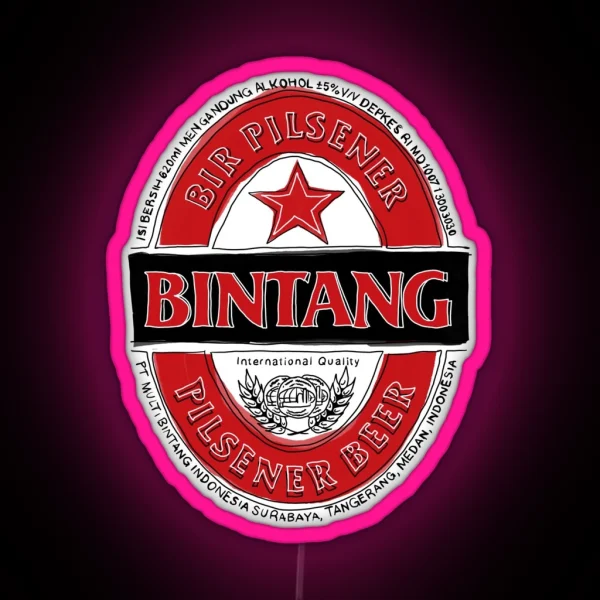 Bintang Beer POP RGB Neon Sign