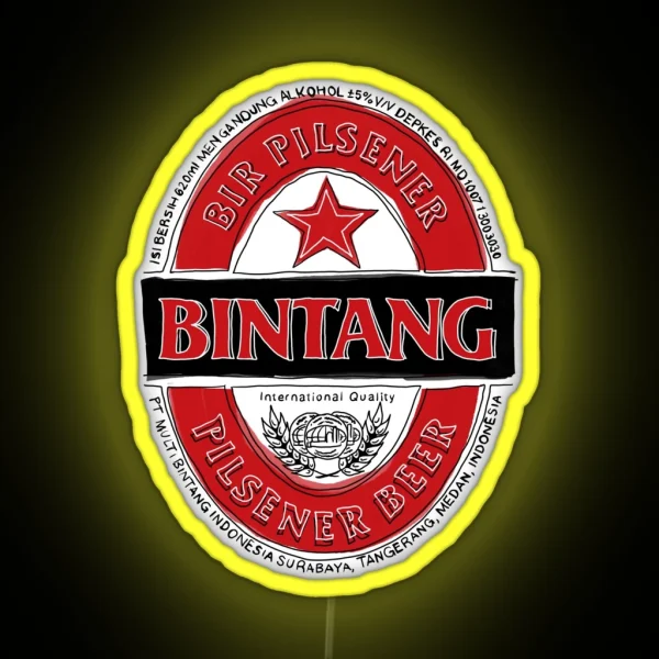 Bintang Beer POP RGB Neon Sign