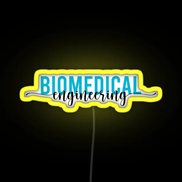 Biomedical Engineering RGB Neon Sign