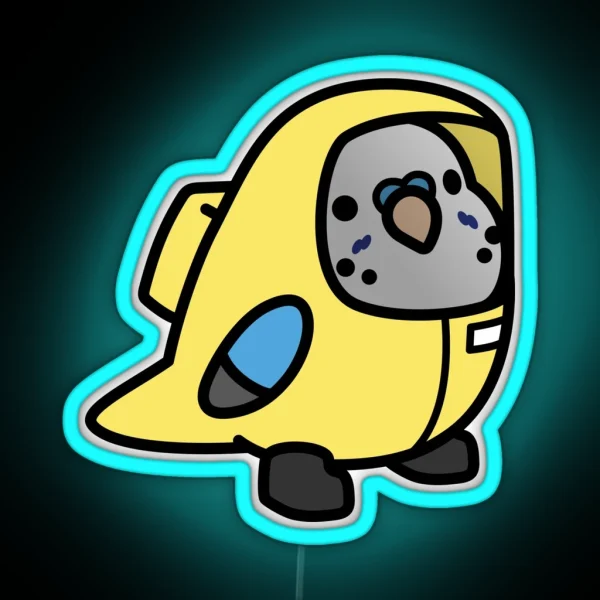 Bird Care With Hazmat Mochi RGB Neon Sign
