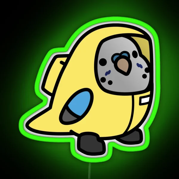 Bird Care With Hazmat Mochi RGB Neon Sign