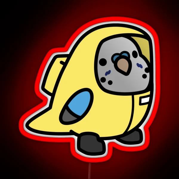 Bird Care With Hazmat Mochi RGB Neon Sign