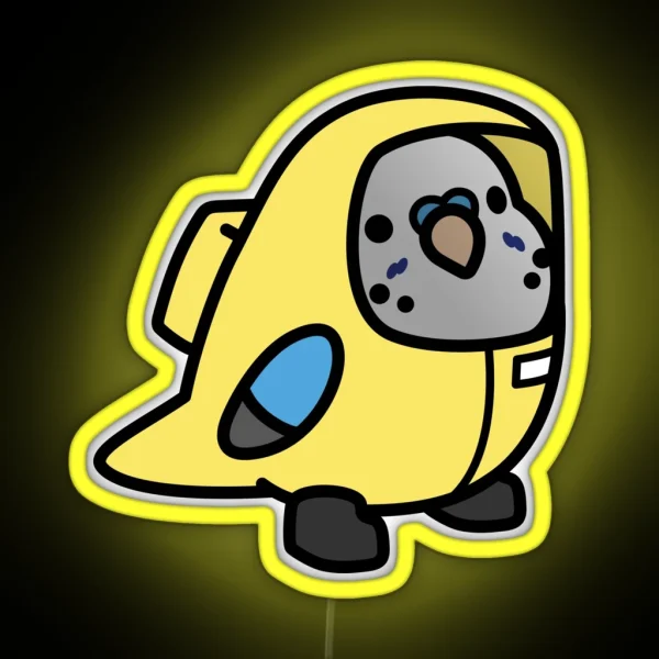 Bird Care With Hazmat Mochi RGB Neon Sign
