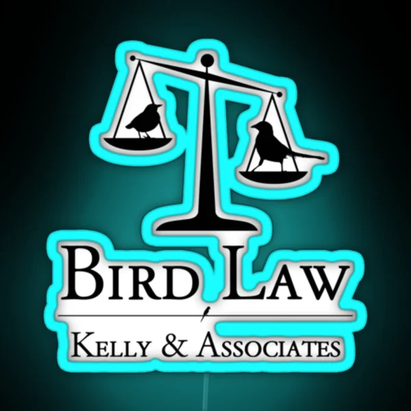 Bird Law Charlie Kelly Its Always Sunny In RGB Neon Sign
