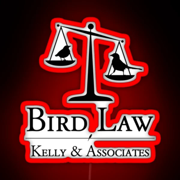 Bird Law Charlie Kelly Its Always Sunny In RGB Neon Sign