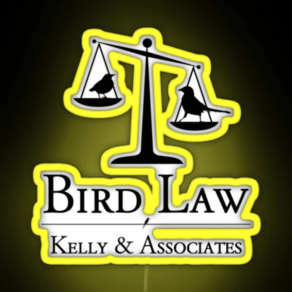 Bird Law Charlie Kelly Its Always Sunny In RGB Neon Sign
