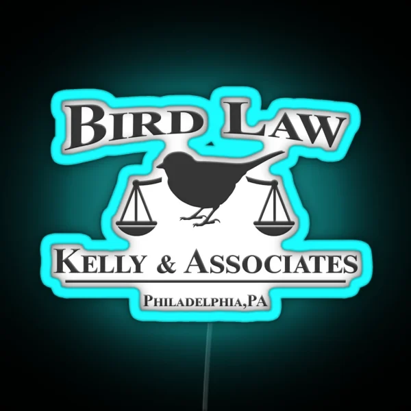 Bird Law Kelly And Associates Dark Edition RGB Neon Sign