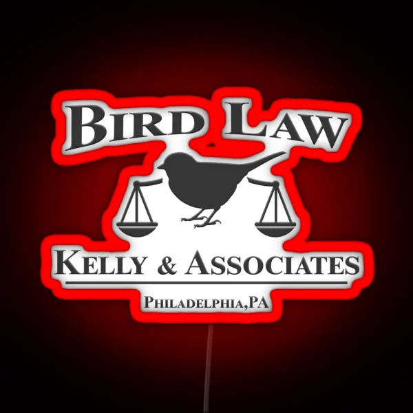 Bird Law Kelly And Associates Dark Edition RGB Neon Sign