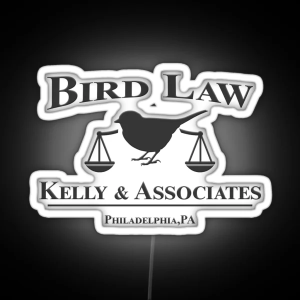Bird Law Kelly And Associates Dark Edition RGB Neon Sign