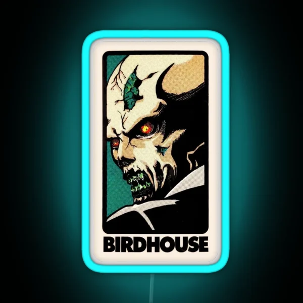 Birdhouse Resident Evil Zombie RGB Neon Sign