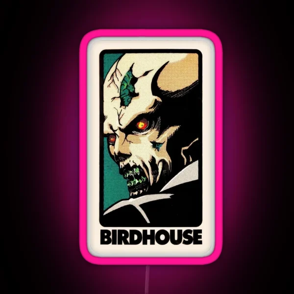 Birdhouse Resident Evil Zombie RGB Neon Sign