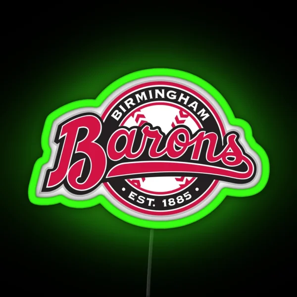 Birmingham Barons Icons RGB Neon Sign