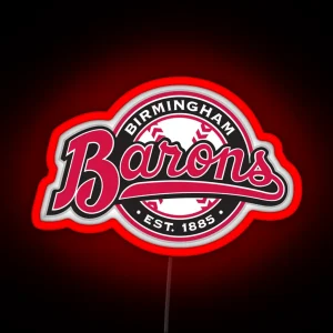 Birmingham Barons Icons RGB Neon Sign