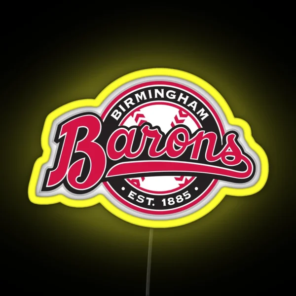Birmingham Barons Icons RGB Neon Sign