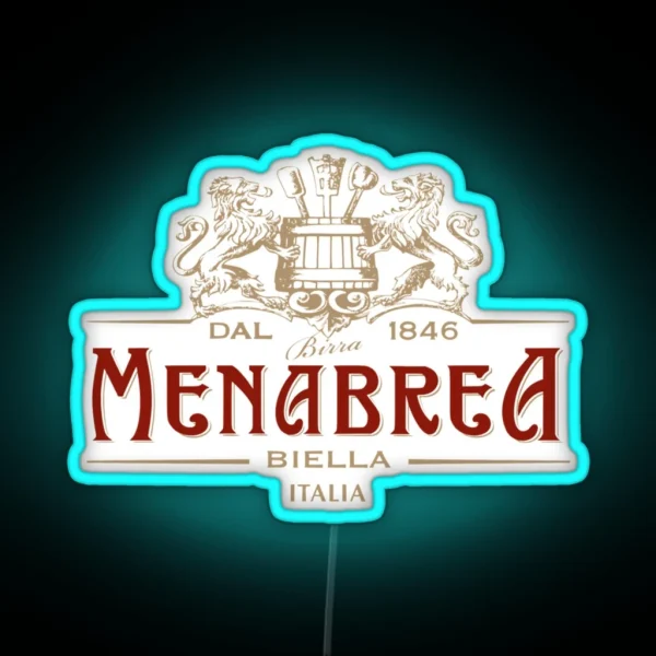 Birra Menabrea RGB Neon Sign