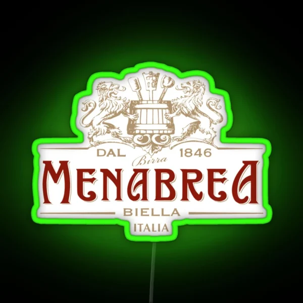 Birra Menabrea RGB Neon Sign