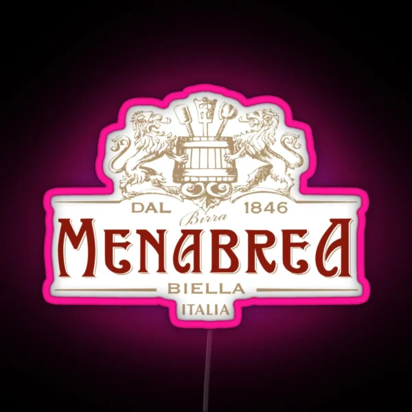 Birra Menabrea RGB Neon Sign