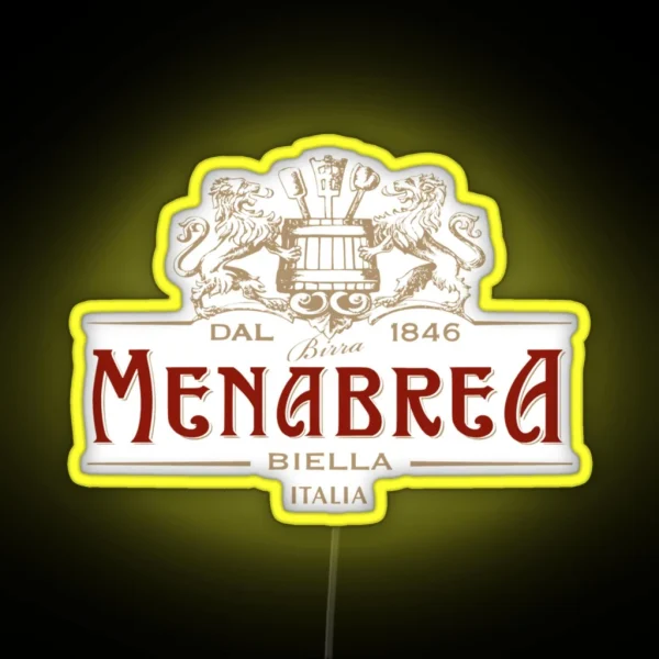 Birra Menabrea RGB Neon Sign