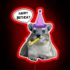 Brighten up your birthday party with this fun rock-themed sign