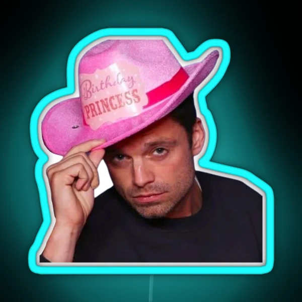 Birthday Sebastian Stan RGB Neon Sign