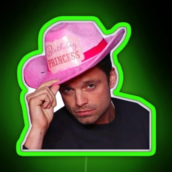 Birthday Sebastian Stan RGB Neon Sign