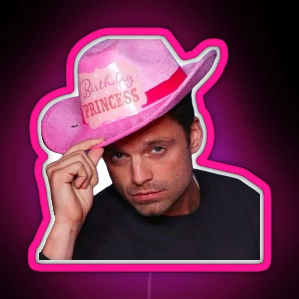 Birthday Sebastian Stan RGB Neon Sign