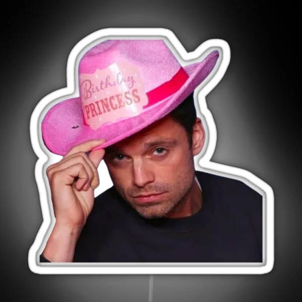 Birthday Sebastian Stan RGB Neon Sign