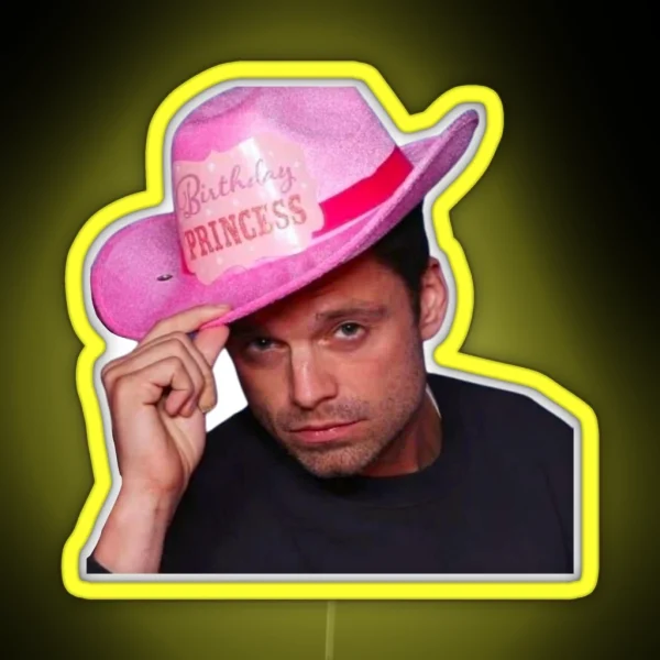 Birthday Sebastian Stan RGB Neon Sign