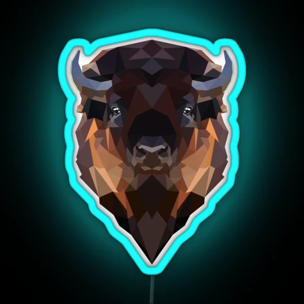 Bison RGB Neon Sign