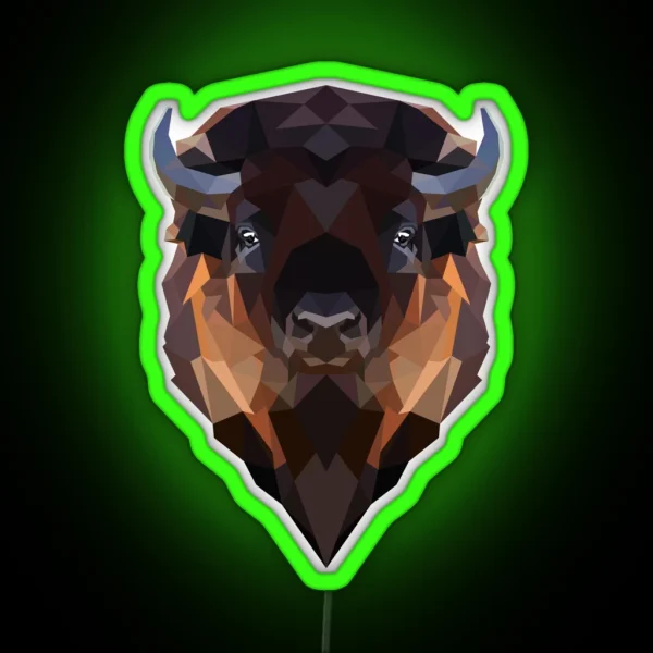 Bison RGB Neon Sign