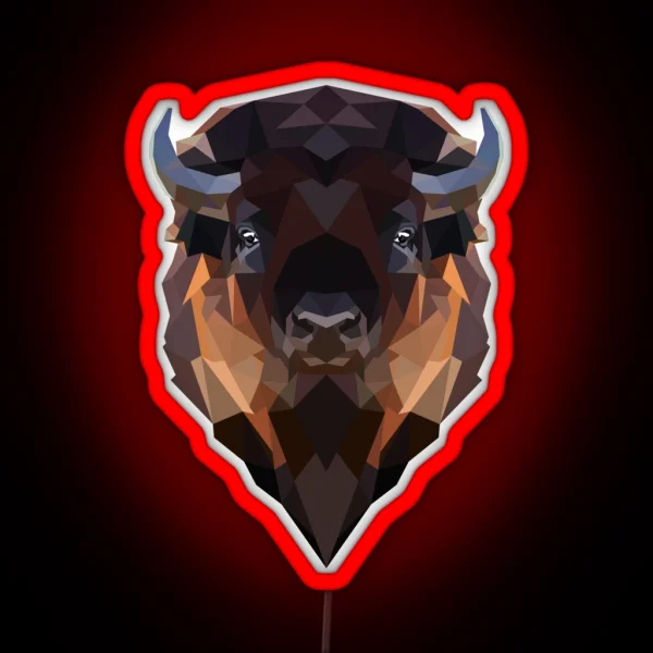 Bison RGB Neon Sign