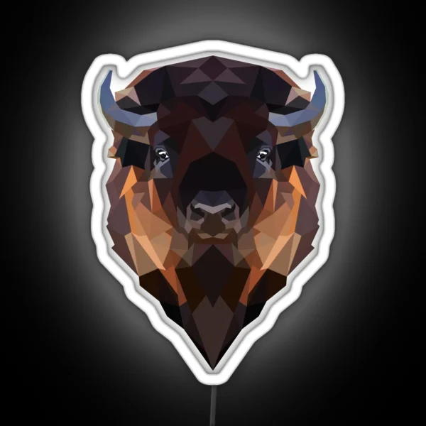 Bison RGB Neon Sign