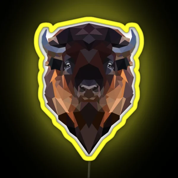 Bison RGB Neon Sign