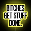 Empowering Women with Bold Colorful BGD Led Neon Light Sign