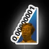 Mysterious Bitcoin Creator Satoshi Nakamoto's Anonymous Legacy in Glowing Neon