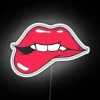 Add edgy neon ambiance with bold RGB lip design lighting.