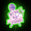 Vibrant Bitter And Strange Neon Sign Adds Moody Home Decor Accents